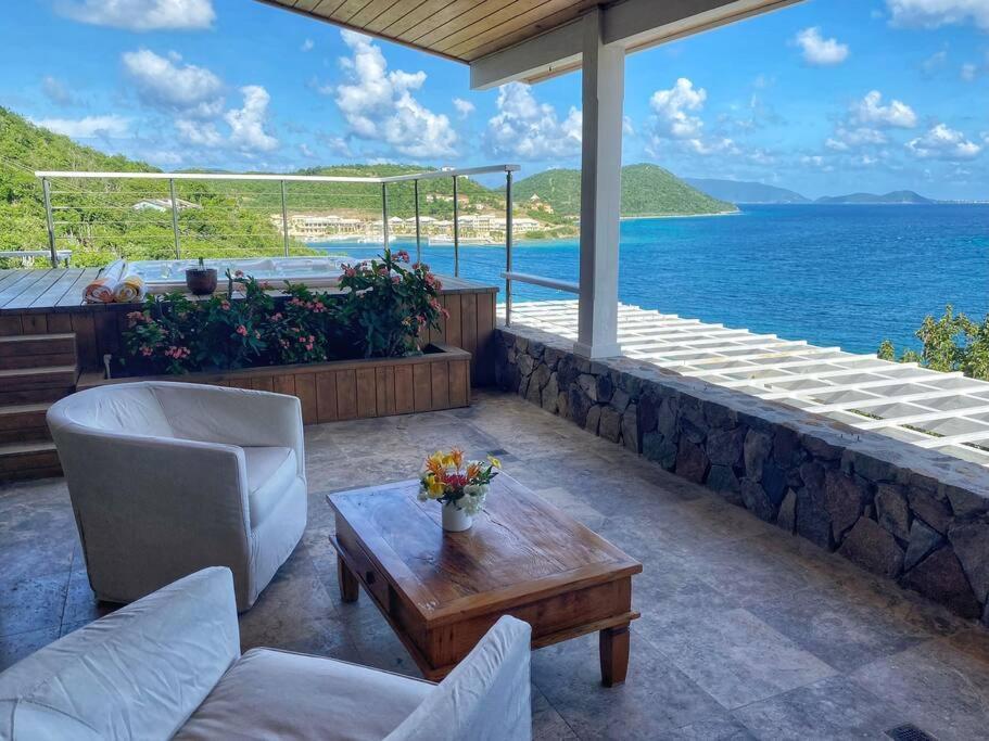East End Luxury 7Br Waterfront Villa With Views Of Marina Cay And Scrub Island מראה חיצוני תמונה